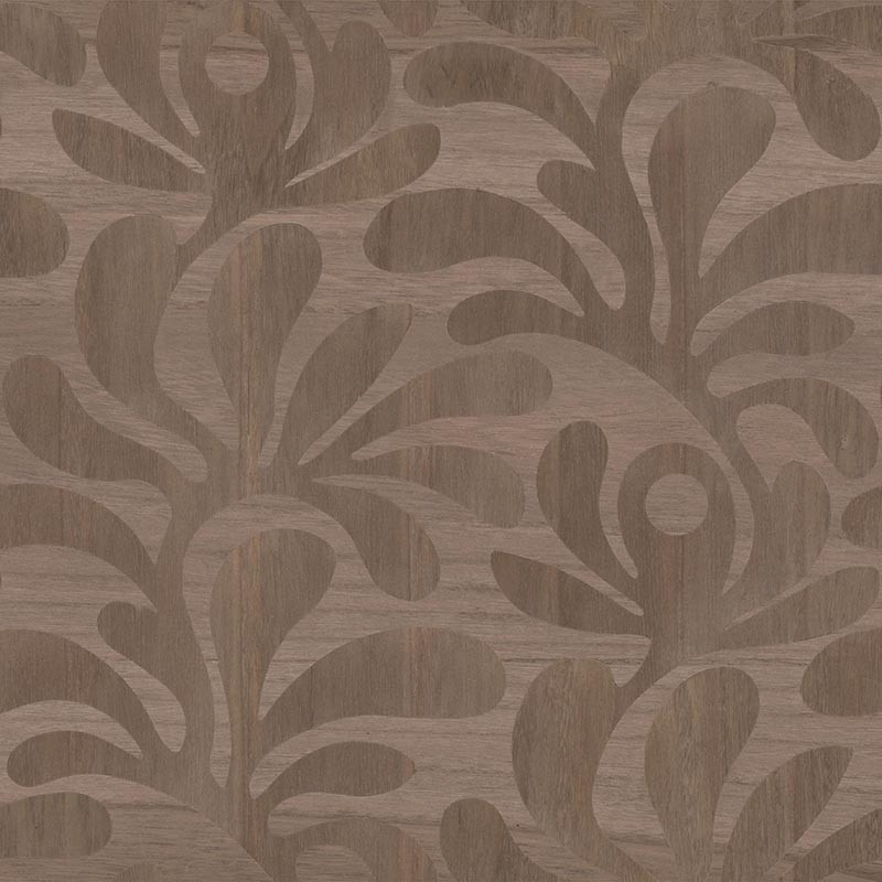 Revestimiento Natural  Arte Green House Woodblock Beetle Fern MO5021
