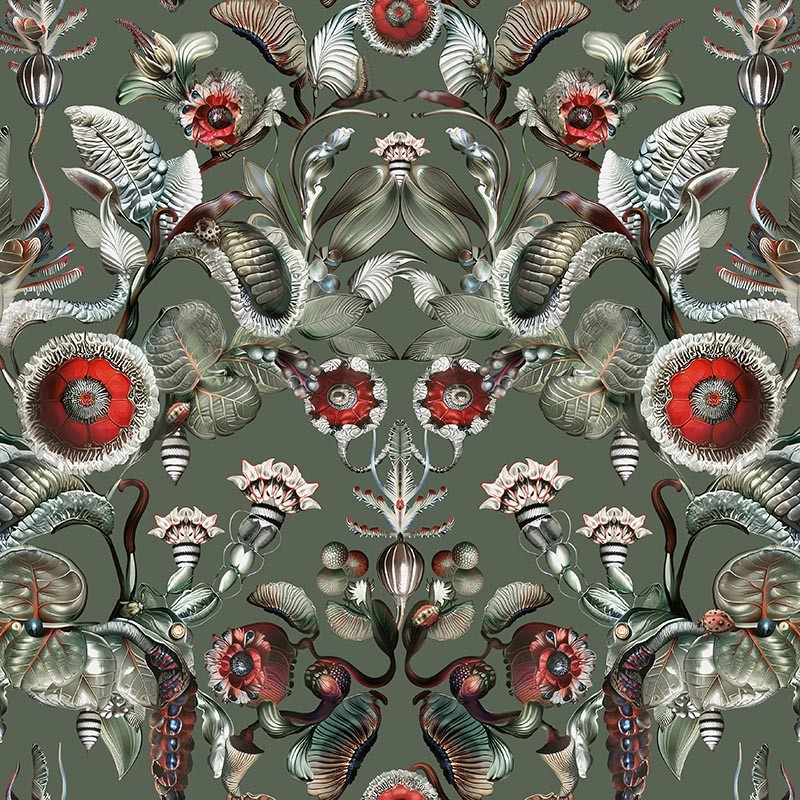 Revestimiento Textil Arte Green House Coccinella Bella MO5001