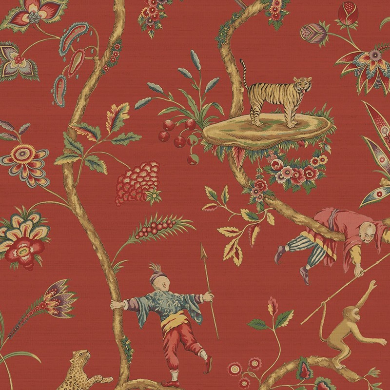 Revestimiento Textil Jannelli & Volpi Scalamandré Chinoise Exotique 26030