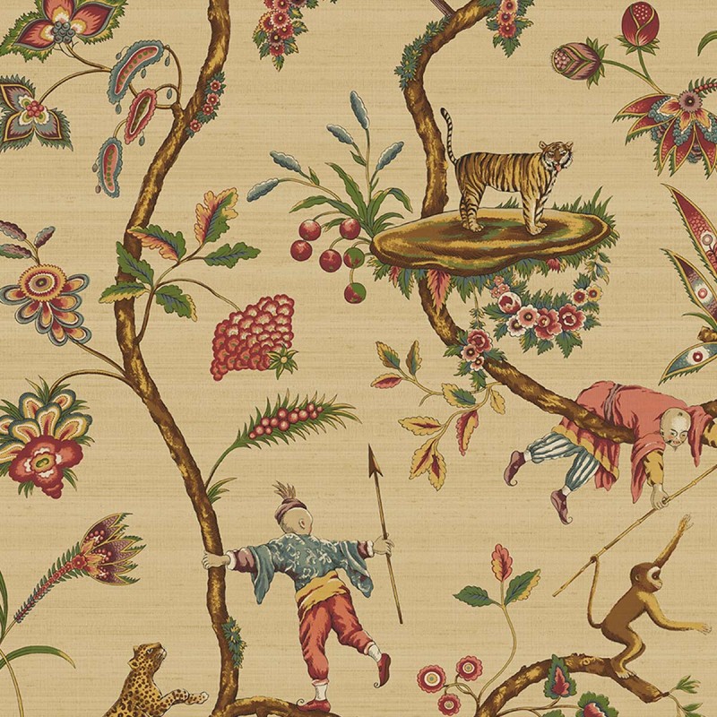 Revestimiento Textil Jannelli & Volpi Scalamandré Chinoise Exotique 26028