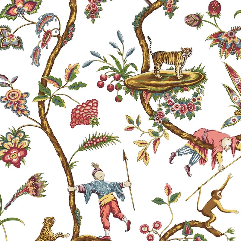 Papel Pintado Jannelli & Volpi Scalamandré Chinoise Exotique 26025