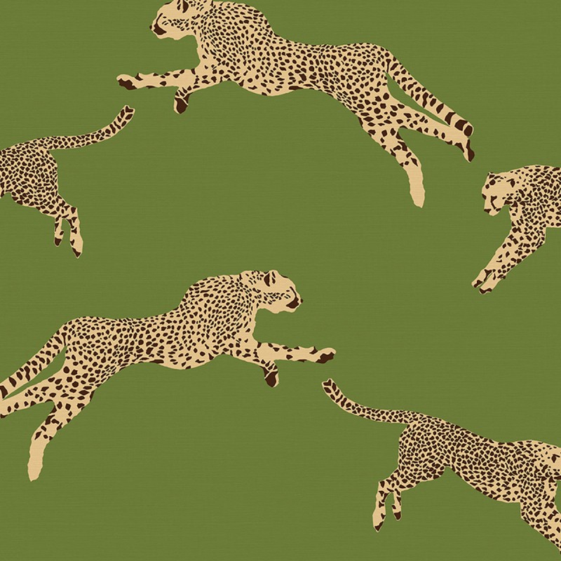 Revestimiento Natural Jannelli & Volpi Scalamandré Leaping Cheetah 26024