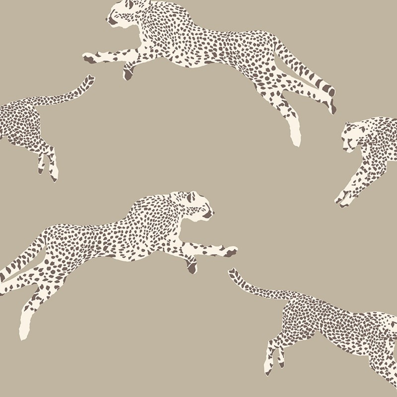Papel Pintado Jannelli & Volpi Scalamandré Leaping Cheetah 26021