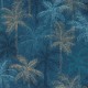 Papel pintado Clarke & Clarke Breeganjane Palmyra Midnight W0189-02