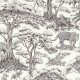 Papel pintado Clarke & Clarke Breeganjane Kisumu Noir W0185-03