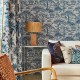 Papel pintado Clarke & Clarke Breeganjane Kisumu Caribbean W0185-01