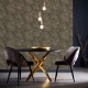 Papel pintado Clarke & Clarke Expressions Silvan Charcoal Gilver W0209-01