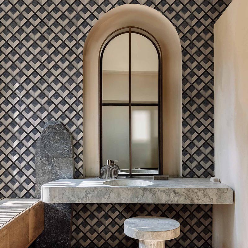 Papel pintado Coordonne Pompei Pavimentum Sapphire B00636_N