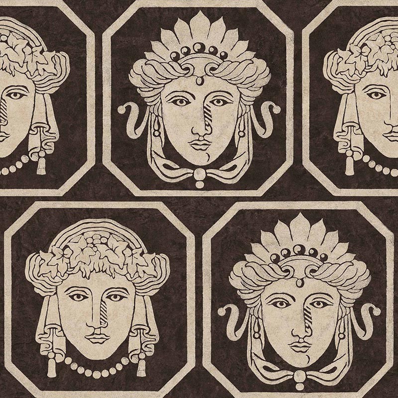 Papel pintado Coordonne Pompei Maiorum Coal B00602_V