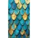 Mural Living Walls Metropolitan Stories Hot Spots Blue Scales 79016-3