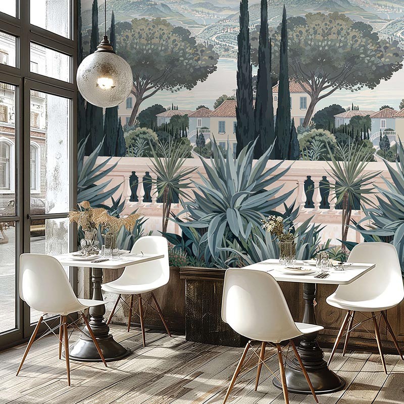 Mural Living Walls Metropolitan Stories Hot Spots Tuscan Garden 79015-8
