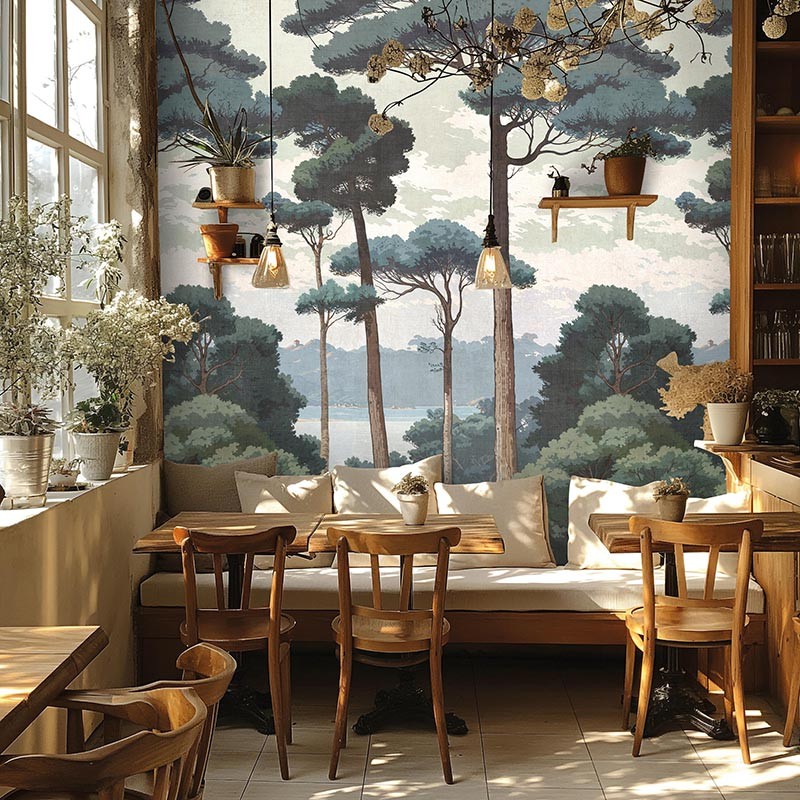 Mural Living Walls Metropolitan Stories Hot Spots Nature Serenity 79015-6