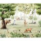Mural infantil FDC Kikki Belle & Oliver Robins Woodland Wonders BR 4108 M