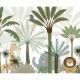 Mural infantil FDC Kikki Belle & Oliver Robins Jungle Joy BR 4107 M