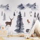 Mural infantil FDC Kikki Belle & Oliver Robins Winter Wonderland BR 4105 M