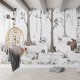 Mural infantil FDC Kikki Belle & Oliver Robins White Forest BR 4104 M