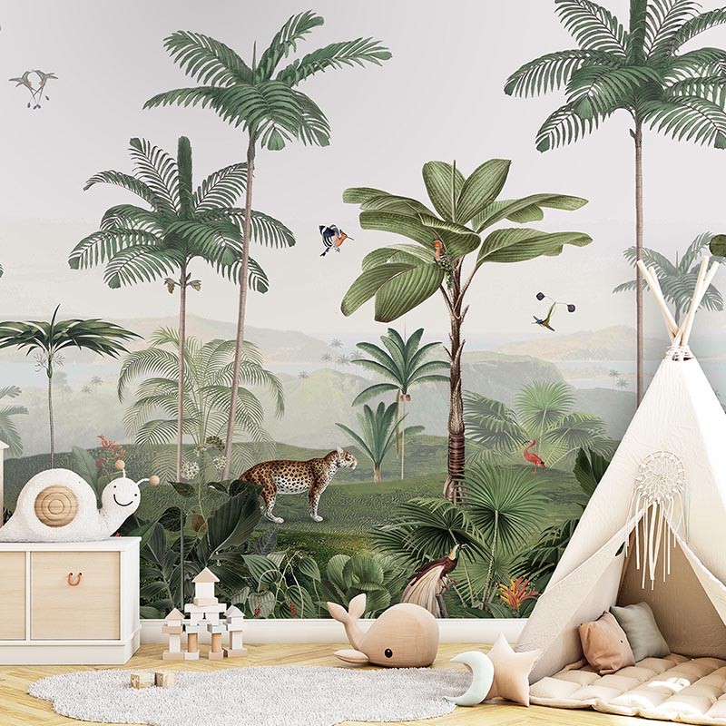Mural infantil FDC Kikki Belle & Oliver Robins Thrilling Tropics BR 4097 M