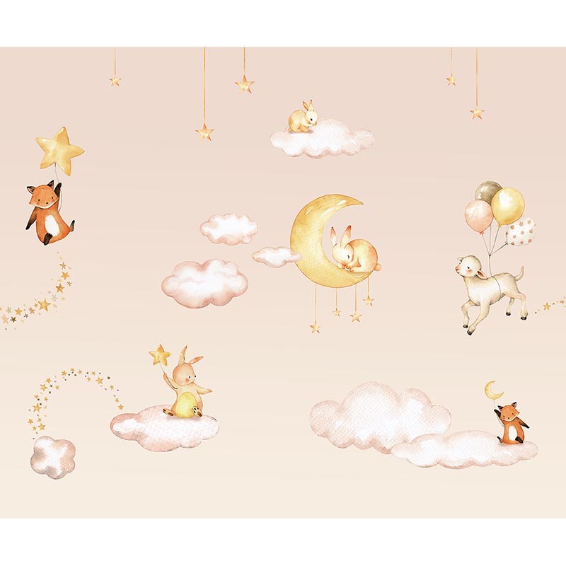 Mural infantil FDC Kikki Belle & Oliver Robins Sweet Dreams BR 4094 M