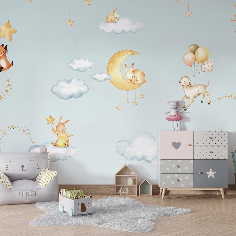 Mural infantil FDC Kikki Belle & Oliver Robins Sweet Dreams BR 4092 M