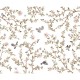 Mural infantil FDC Kikki Belle & Oliver Robins Summer Roses BR 4091 M