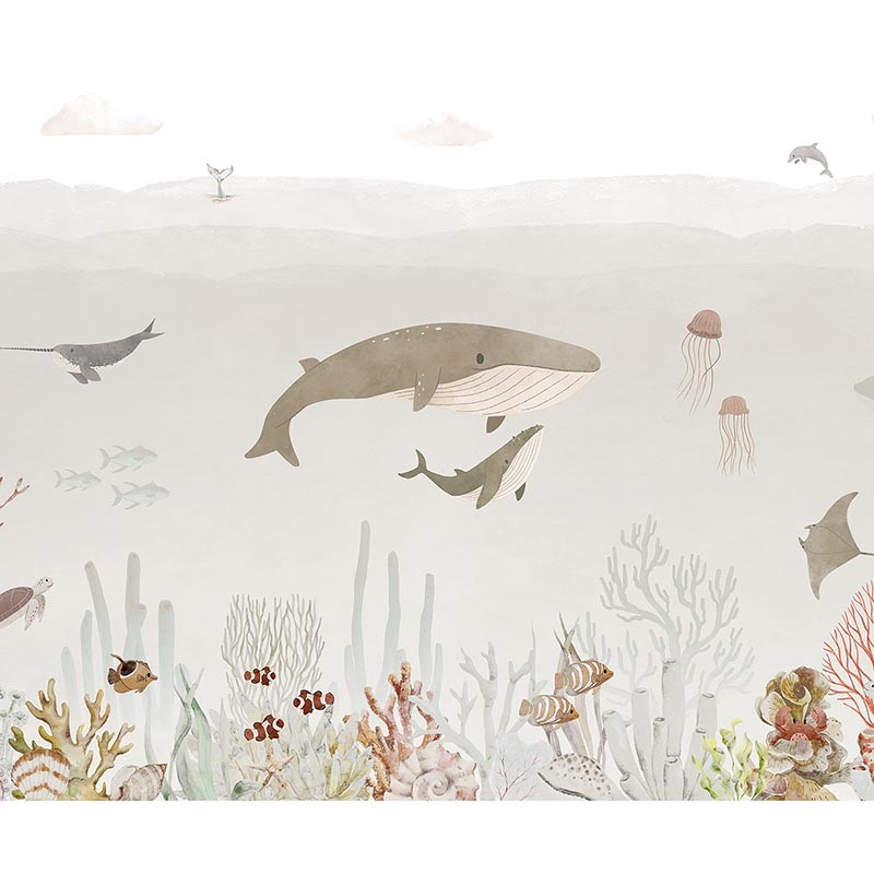 Mural infantil FDC Kikki Belle & Oliver Robins Sensational Sea BR 4086 M