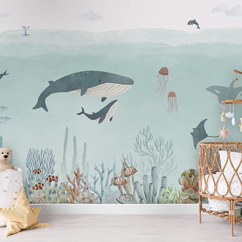Mural infantil FDC Kikki Belle & Oliver Robins Sensational Sea BR 4085 M