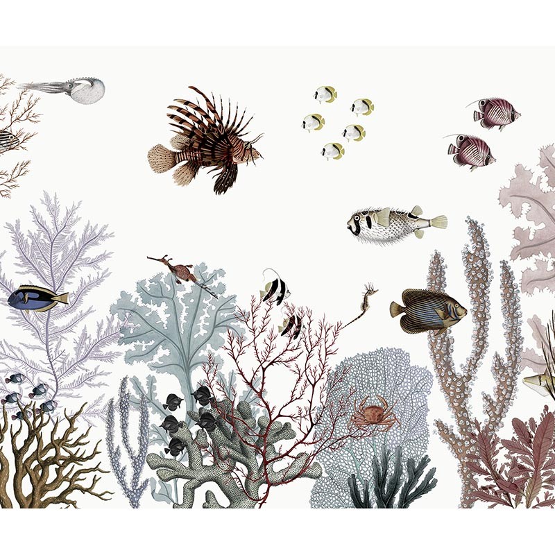 Mural infantil FDC Kikki Belle & Oliver Robins Roaring Reef BR 4080 M