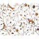 Mural infantil FDC Kikki Belle & Oliver Robins Playful Forest BR 4077 M