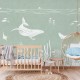 Mural infantil FDC Kikki Belle & Oliver Robins Monochrome Sea BR 4070 M