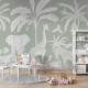 Mural infantil FDC Kikki Belle & Oliver Robins Monochrome Jungle BR 4066 M