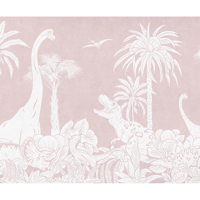 Mural infantil FDC Kikki Belle & Oliver Robins Monochrome Dino BR 4059 M