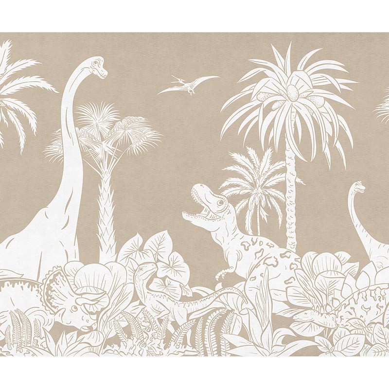 Mural infantil FDC Kikki Belle & Oliver Robins Monochrome Dino BR 4057 M