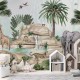 Mural infantil FDC Kikki Belle & Oliver Robins Jolly Jungle BR 4048 M