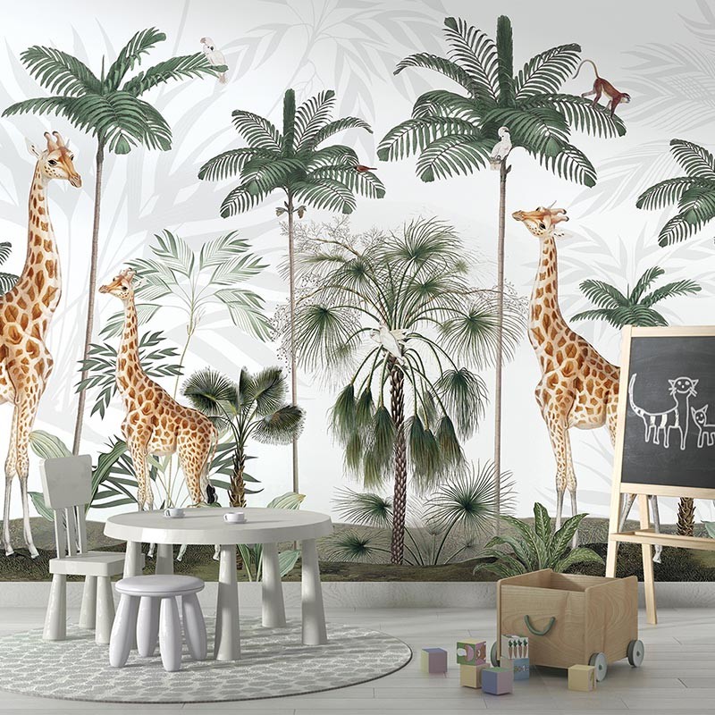 Mural infantil FDC Kikki Belle & Oliver Robins Gracious Giraffes BR 4044 M