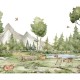 Mural infantil FDC Kikki Belle & Oliver Robins Forest Joy BR 4038 M