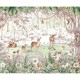 Mural infantil FDC Kikki Belle & Oliver Robins Forest Friends BR 4035 M