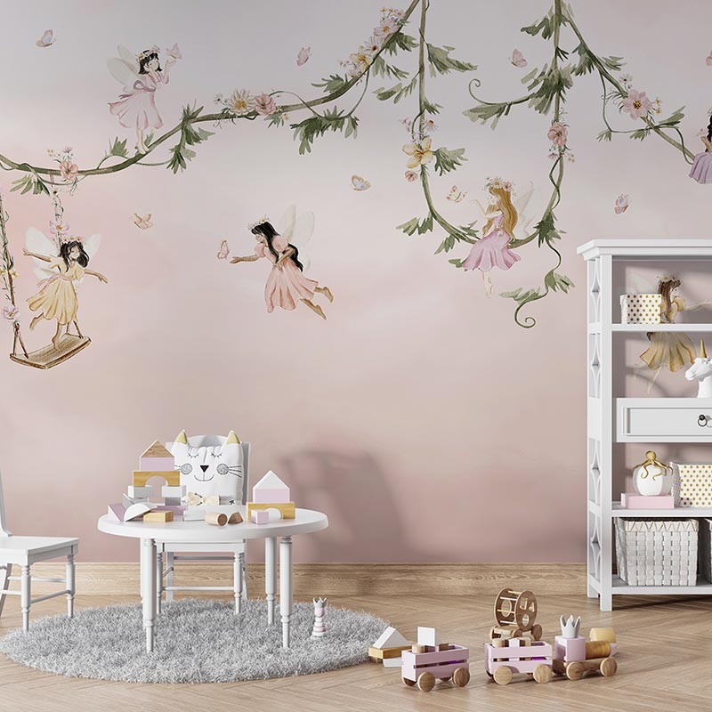 Mural infantil FDC Kikki Belle & Oliver Robins Dream Flight BR 4027 M