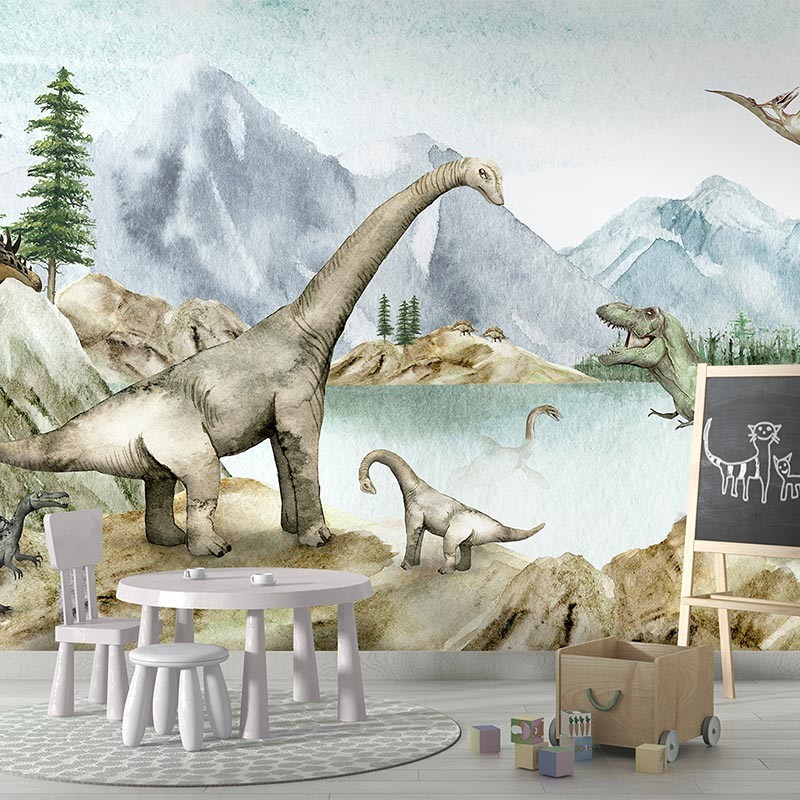 Mural infantil FDC Kikki Belle & Oliver Robins Dino Dreams BR 4024 M