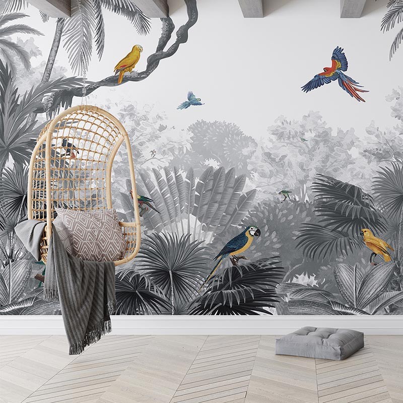 Mural infantil FDC Kikki Belle & Oliver Robins Canopy Jungle BR 4015 M