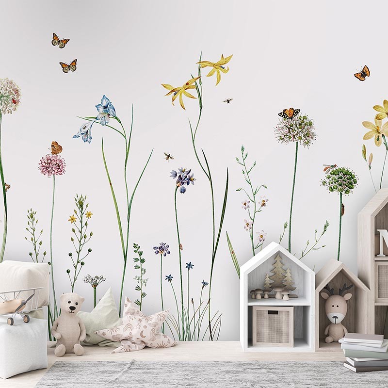 Mural infantil FDC Kikki Belle & Oliver Robins Butterfly Garden BR 4014 M