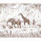 Mural infantil FDC Kikki Belle & Oliver Robins Animal Parade BR 4003 M