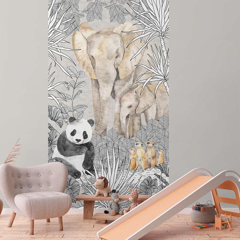 Lilly y Luis 770701 Mural decorativo infantiles As Creation
