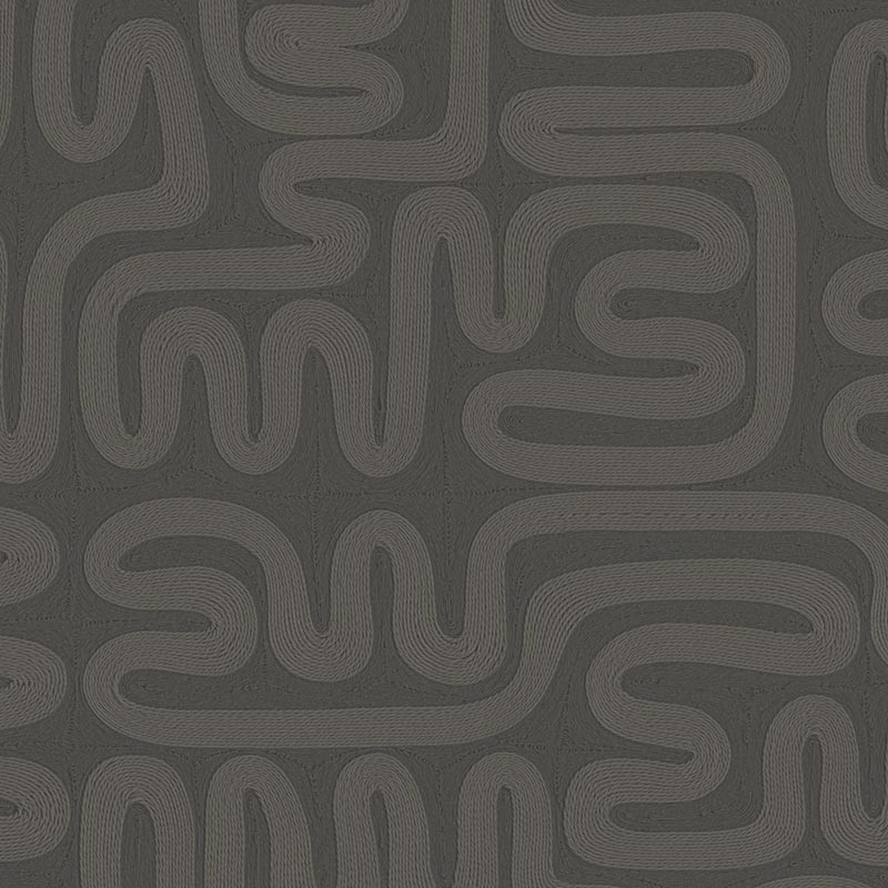 Papel pintado Arte International Tali Sarana Charcoal 60701