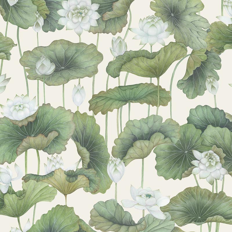 Papel pintado Cole & Son Shinrin Yoku Lily Lotus 126-9034