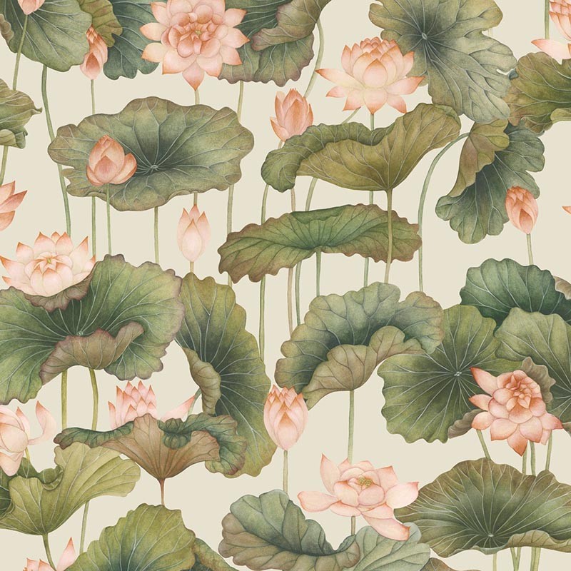 Papel pintado Cole & Son Shinrin Yoku Lily Lotus 126-9032