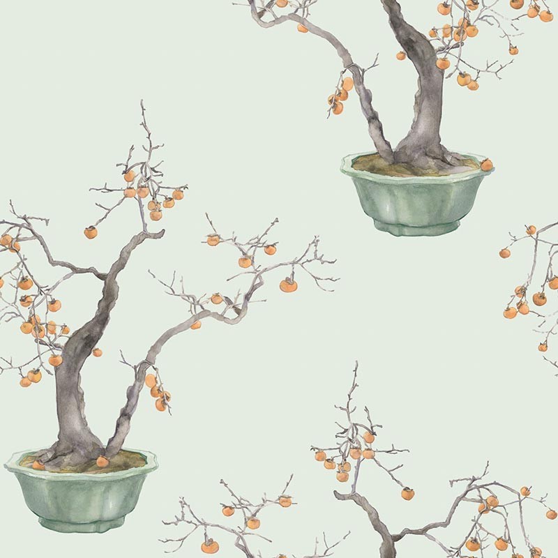 Papel pintado Cole & Son Shinrin Yoku Kaki Persimmon 126-2006