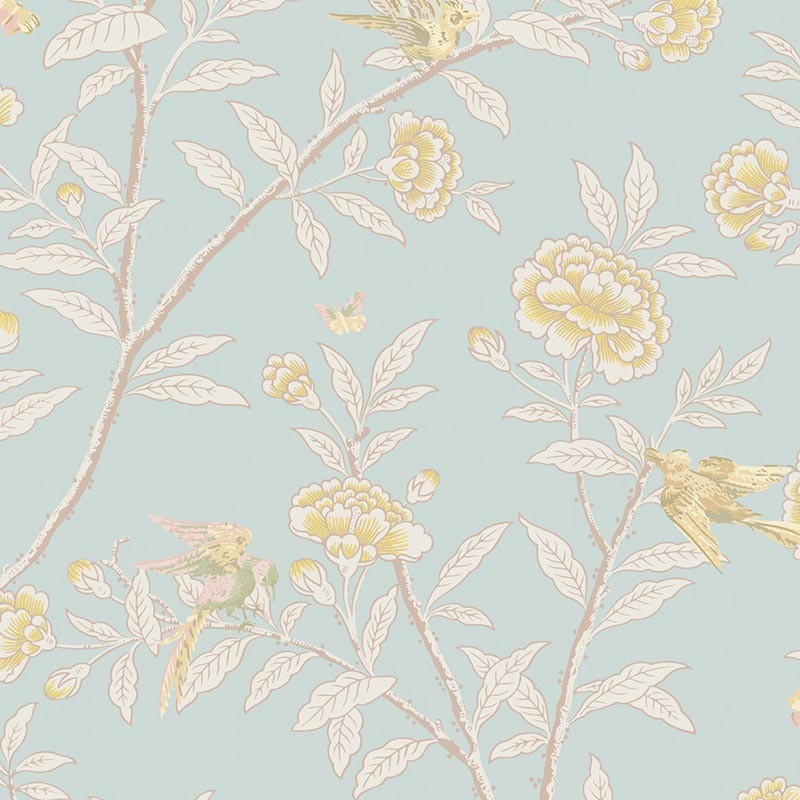 Papel pintado Cole & Son Classics Collection Roseberry and Birds 127-4023
