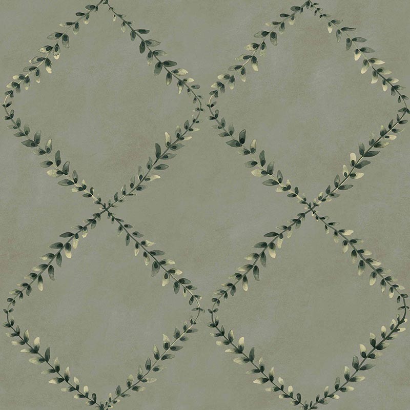 Papel Coordonné Ybarra & Serret Cotswolds Ivy-Garland Sage YSP0517