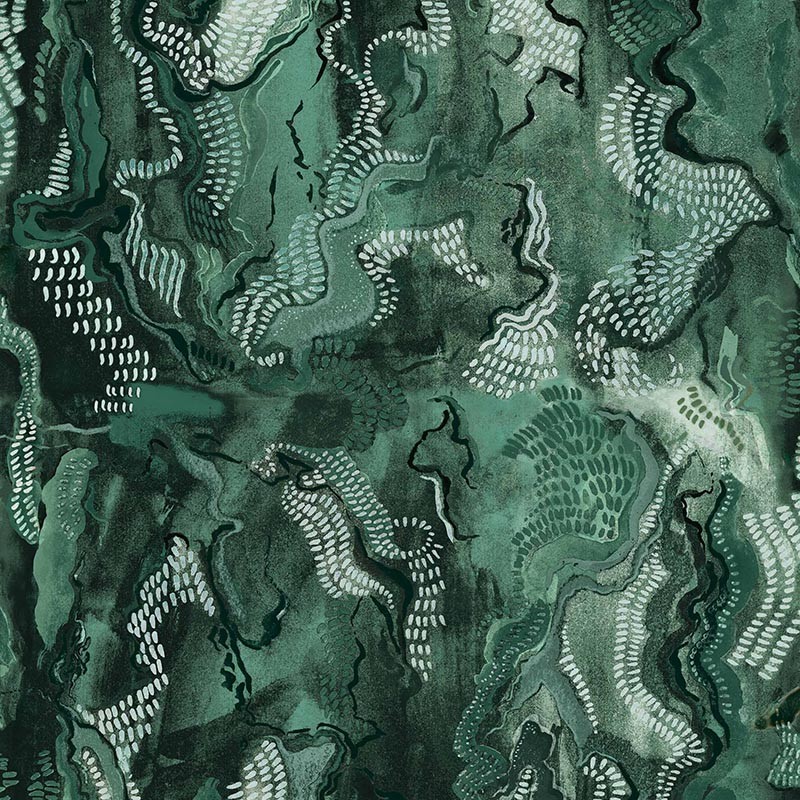 Papel pintado Coordonné Rest Time Timeless Stones Green A00923_N