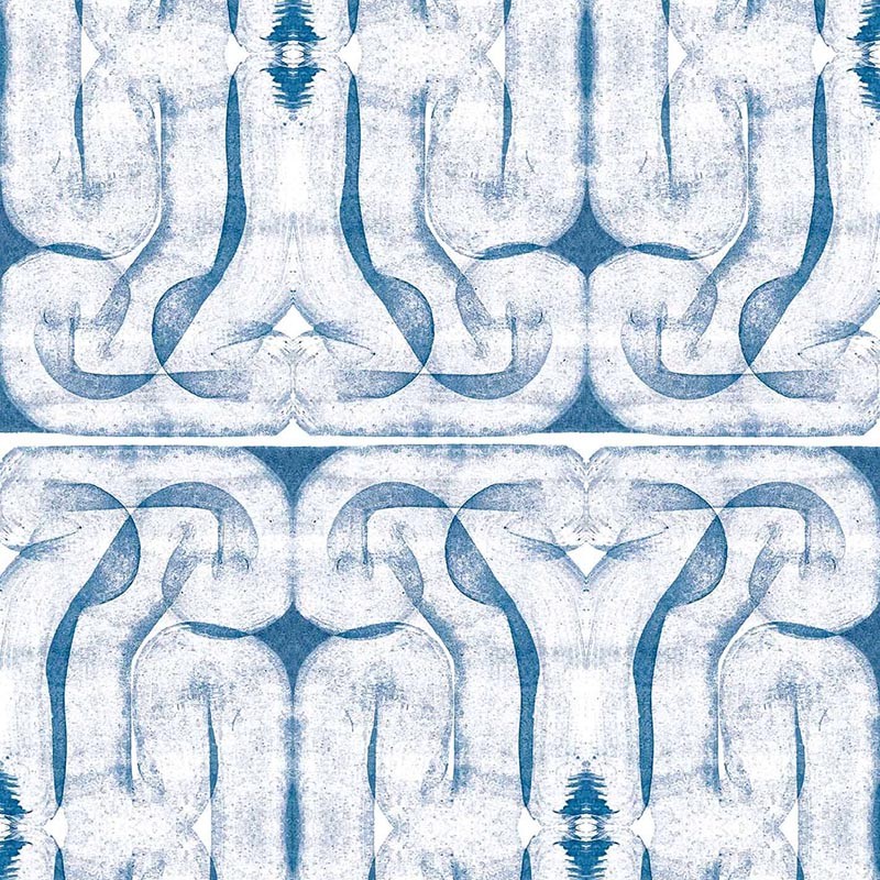 Papel pintado Coordonné Rest Time Infinity Strokes Blue A00920_V